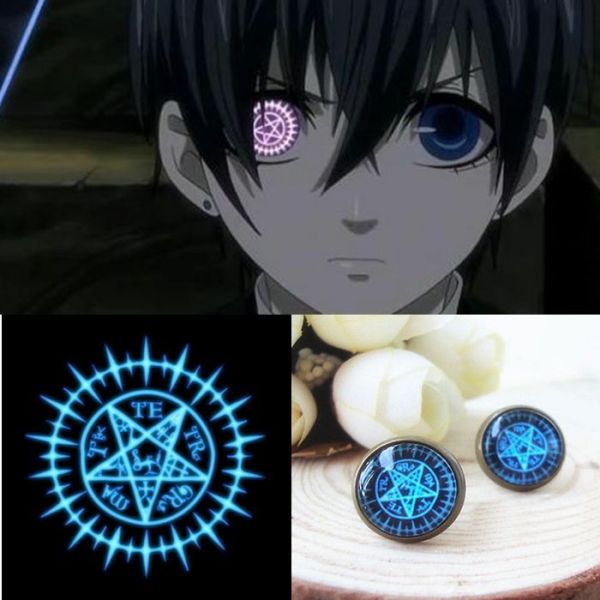 Brincos Baseado no Anime Black Butler Kuroshitsuji  [BB0006]