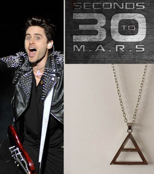 Colar Banda 30 Thirty Seconds to Mars Triângulo Logo Triad    [CB0016]