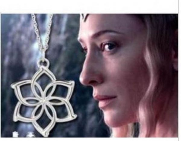 Colar Flor Galadriel O Senhor dos Anéis/Hobbit  [CB0010]