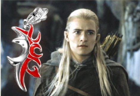 Colar Flor Vermelha Principe Legolas (The Lord of The Ring)  [CB0009]